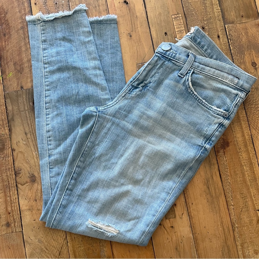 Current Elliot straight leg denim